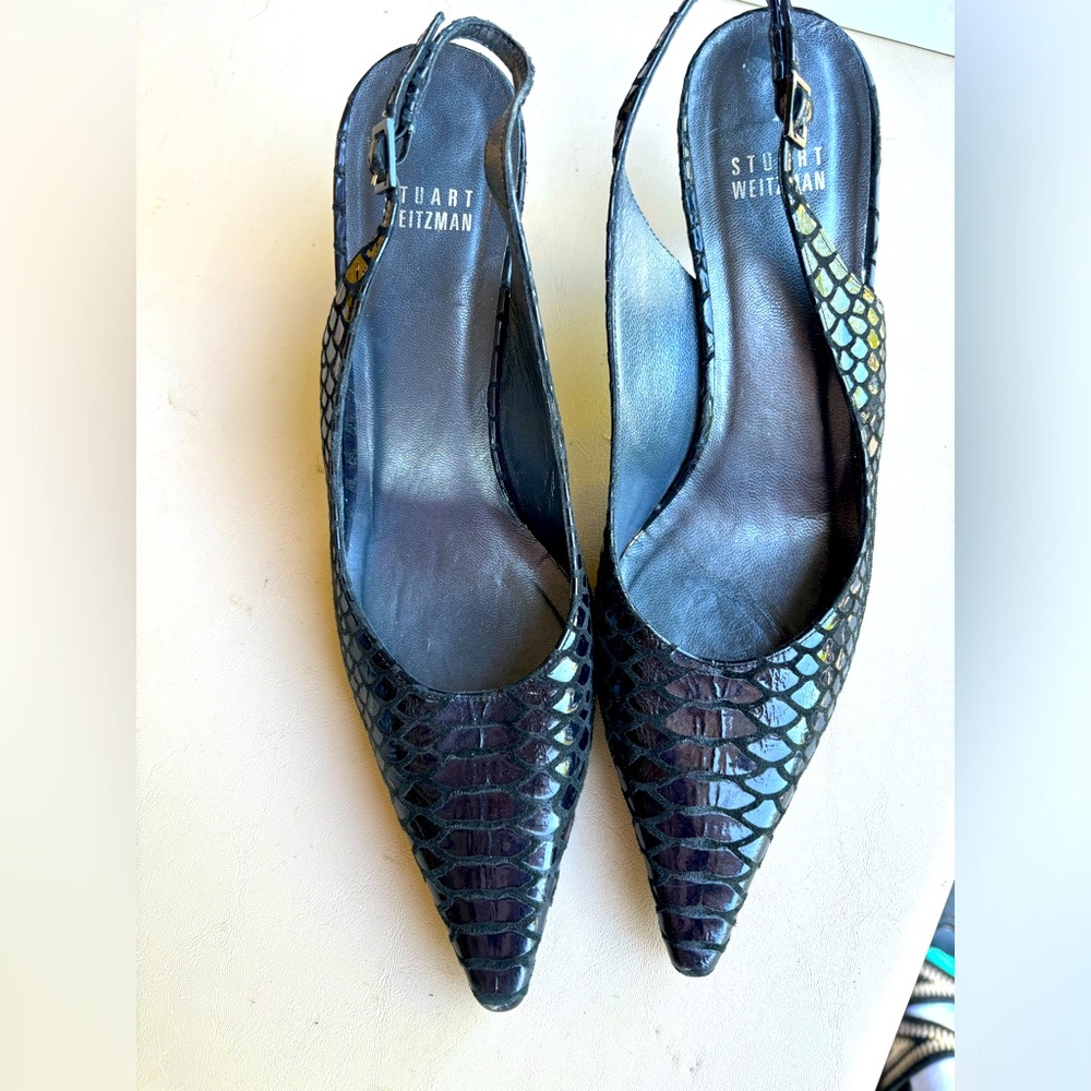 VTG Stuart weitzman 90s kitten heel